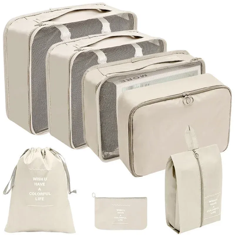 7-Piece Travel Organizer Set – Streamline Your Packing with Ease