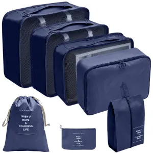 7-Piece Travel Organizer Set – Streamline Your Packing with Ease