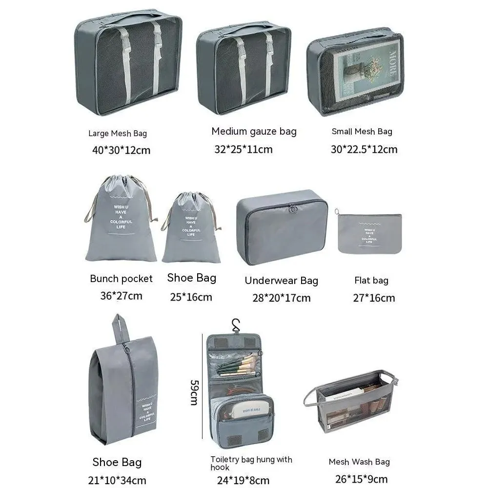 7-Piece Travel Organizer Set – Streamline Your Packing with Ease