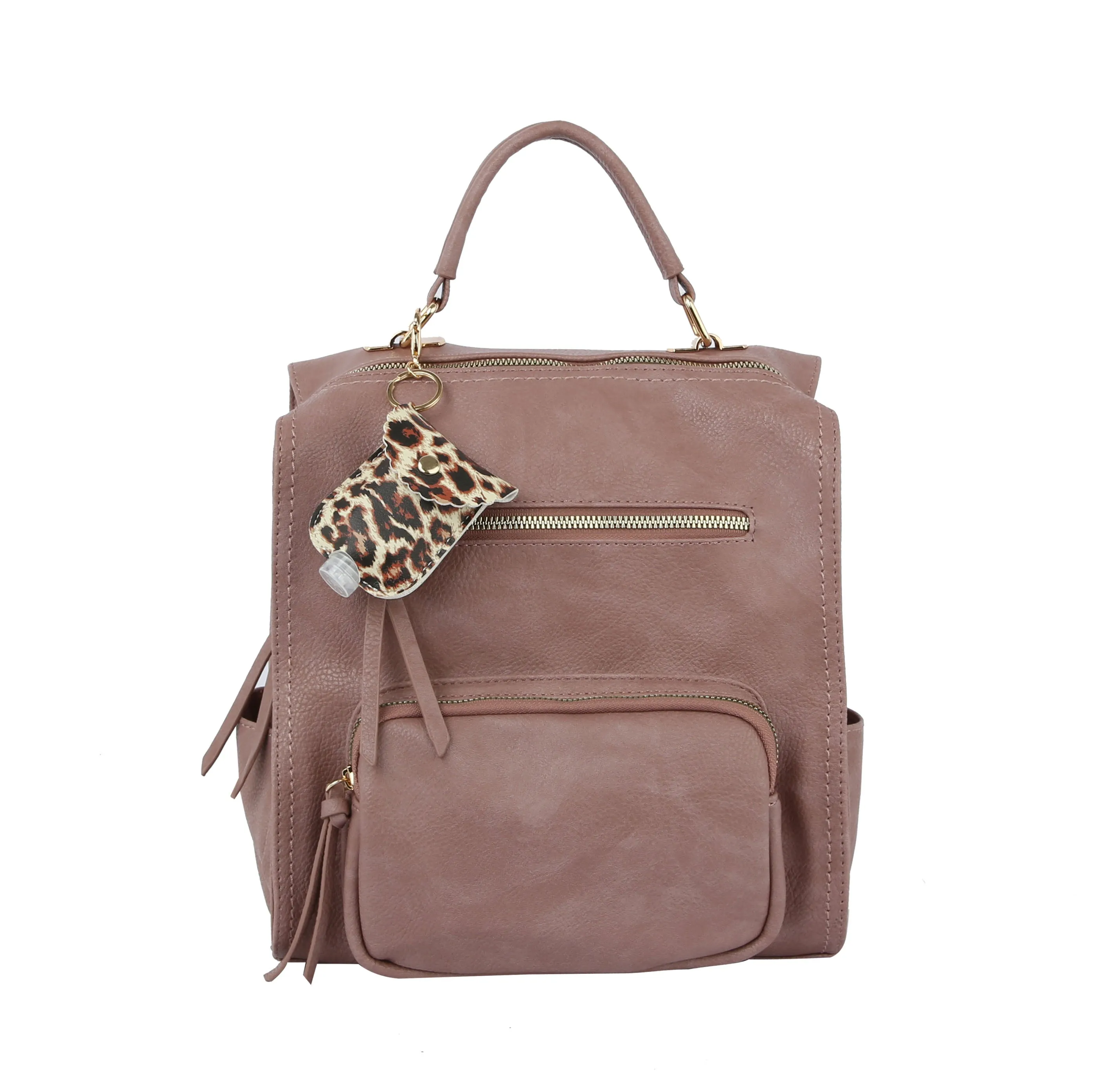 backpack convertible to shoulder bag , multiple pocket