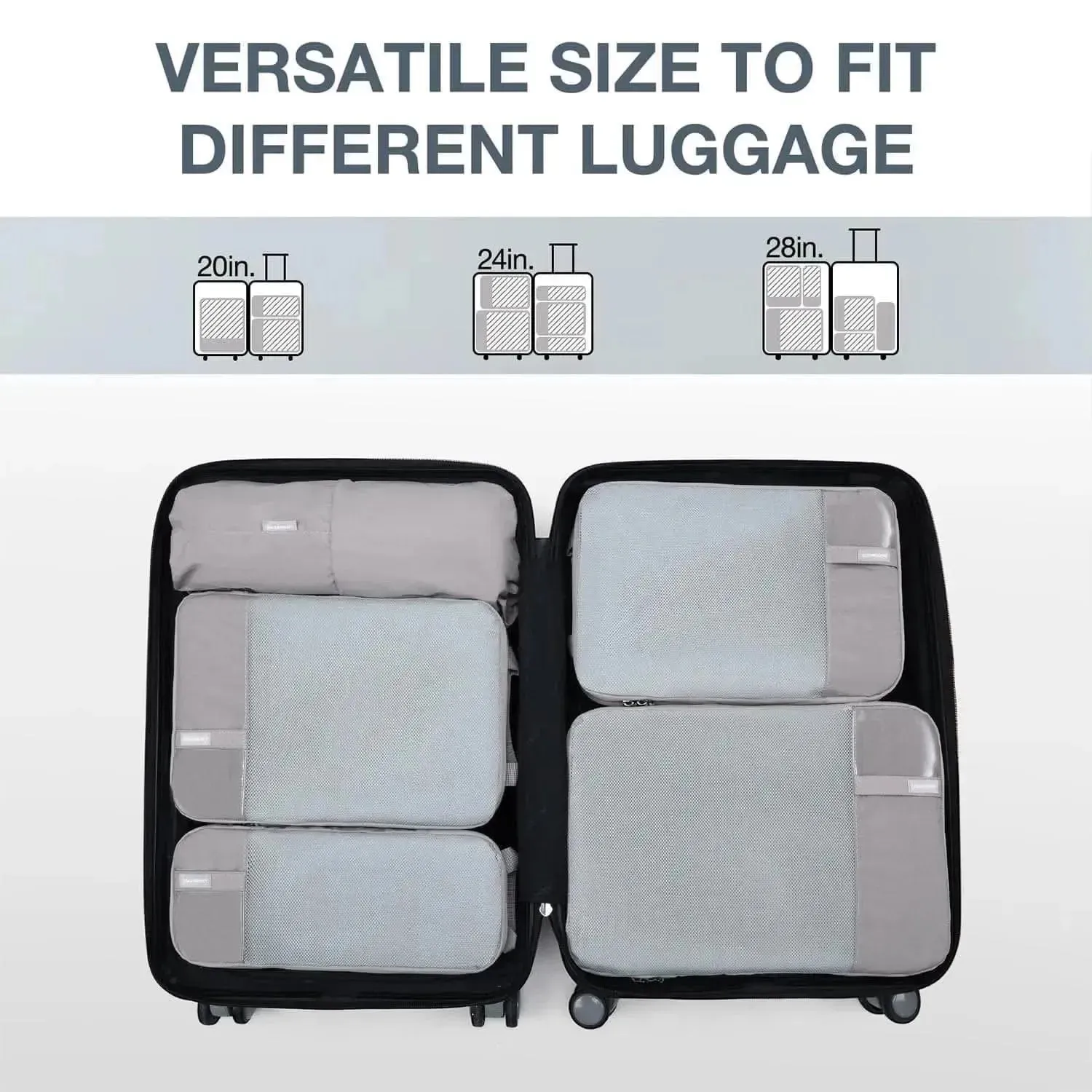 Bagsmart Compression Packing Cubes 6 PCS