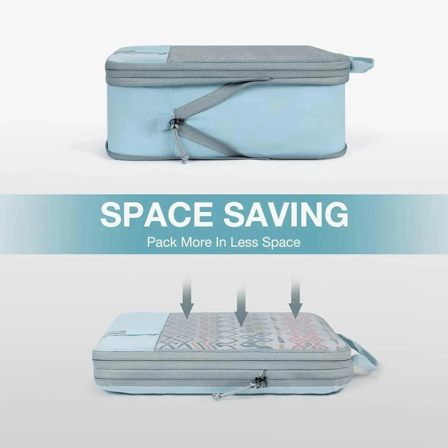 Bagsmart Compression Packing Cubes Part of Faro Travel Set