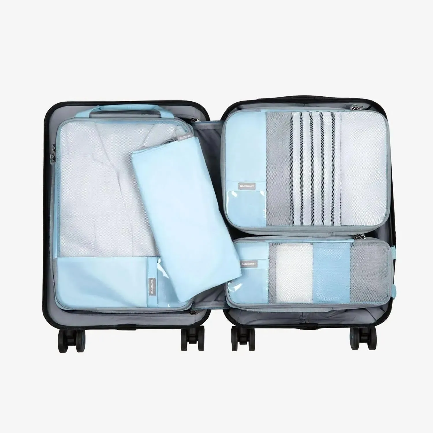 Bagsmart Compression Packing Cubes Part of Faro Travel Set