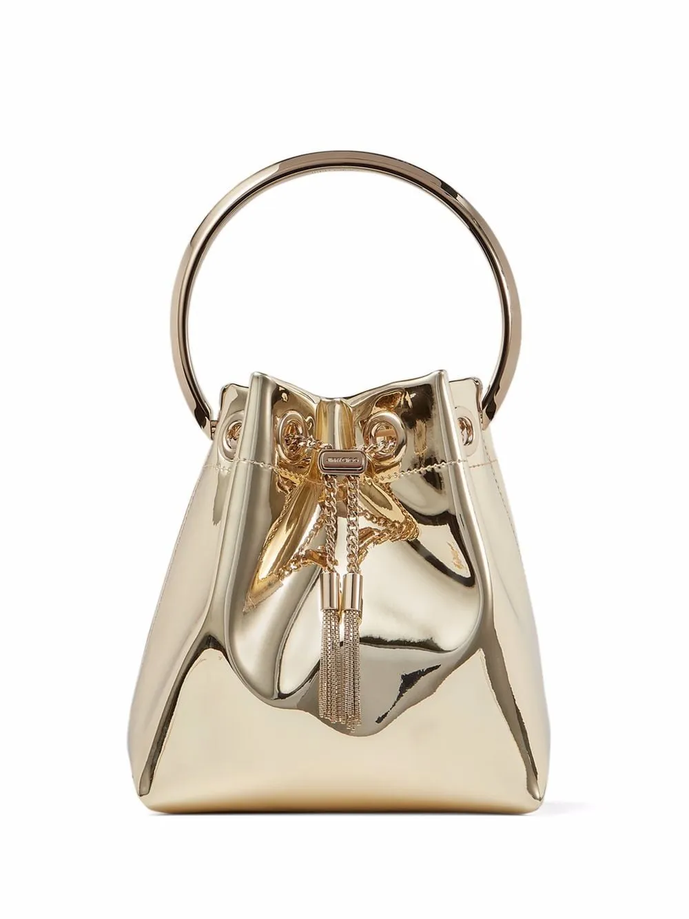 BON BON LEATHER BUCKET BAG