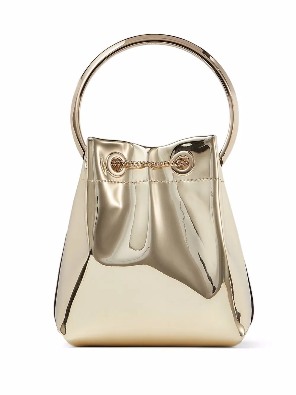 BON BON LEATHER BUCKET BAG