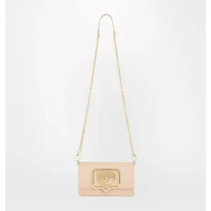 Chiara Ferragni Beige Polyester Women Crossbody Bag