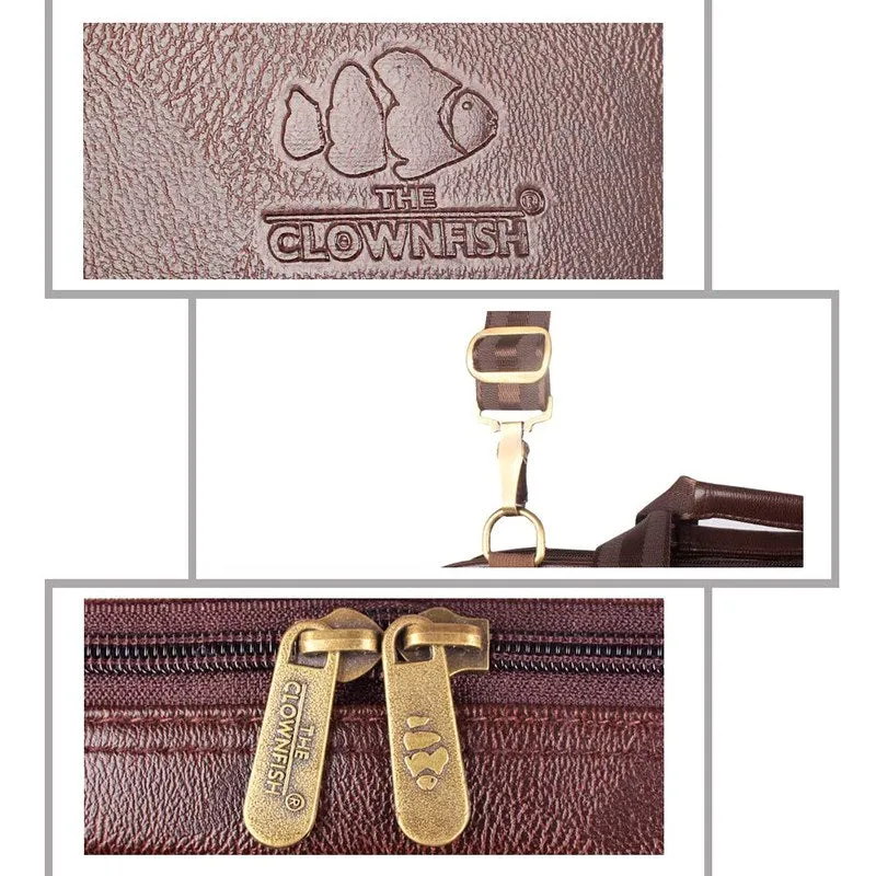 Classic Laptop Bag - Stylish and Functional | Compatible with 15.6 Inch Laptops | Chestnut Brown