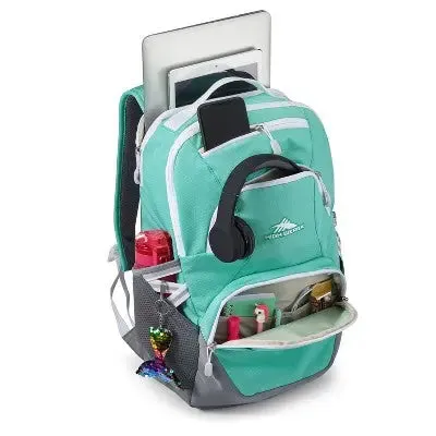 High Sierra School Backpack Fits 15" Laptop with Bottom Drop Protection