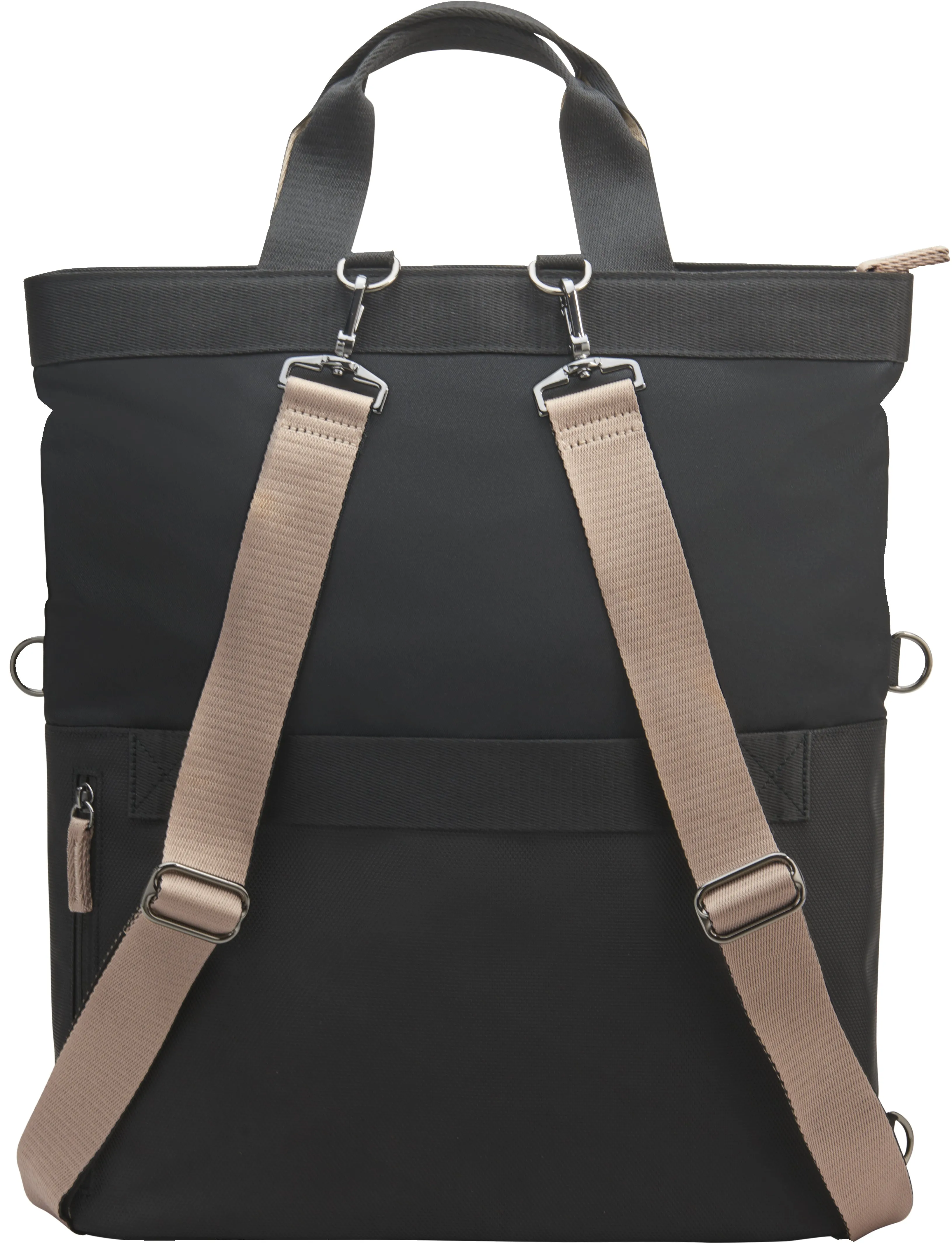 Hp - Notebook Carrying Backpack/Tote - Convertible - 14.1" - Black, Taupe
