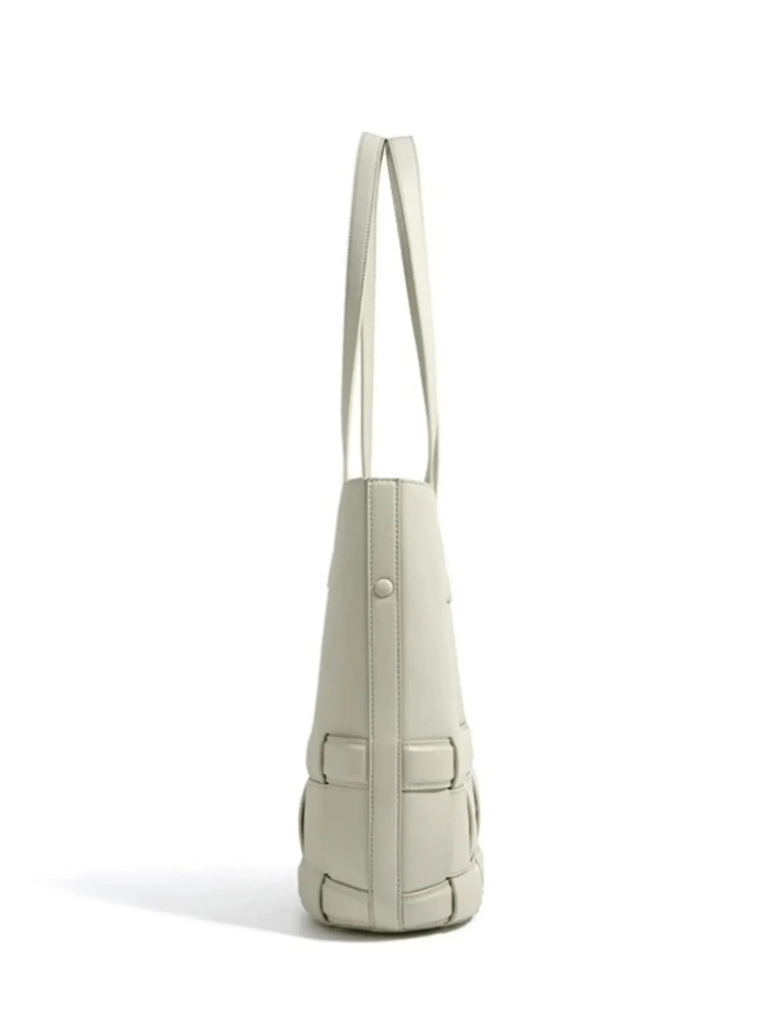 Isabella | Elegant Ivory Woven Tote Bag