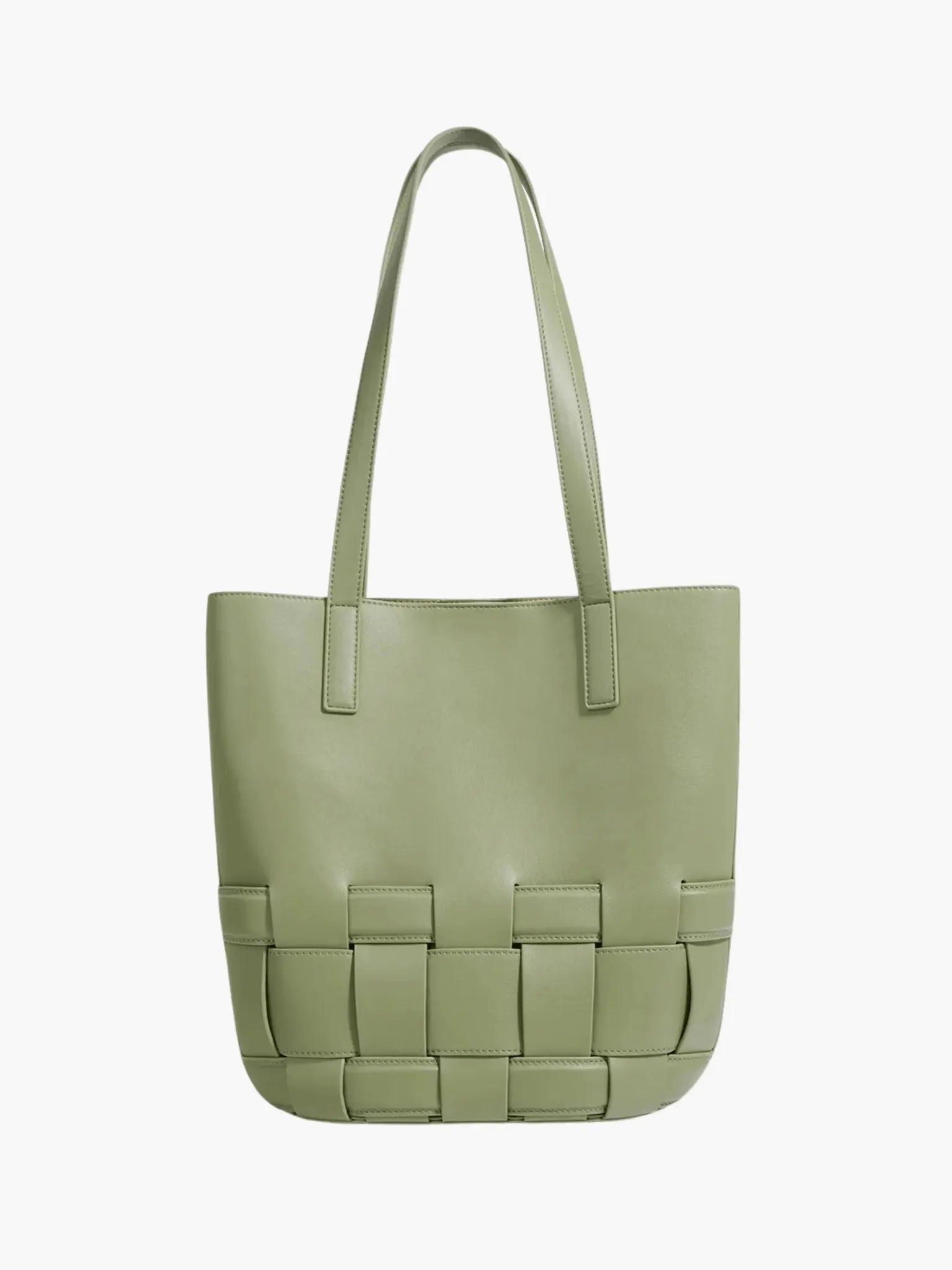 Isabella | Elegant Ivory Woven Tote Bag