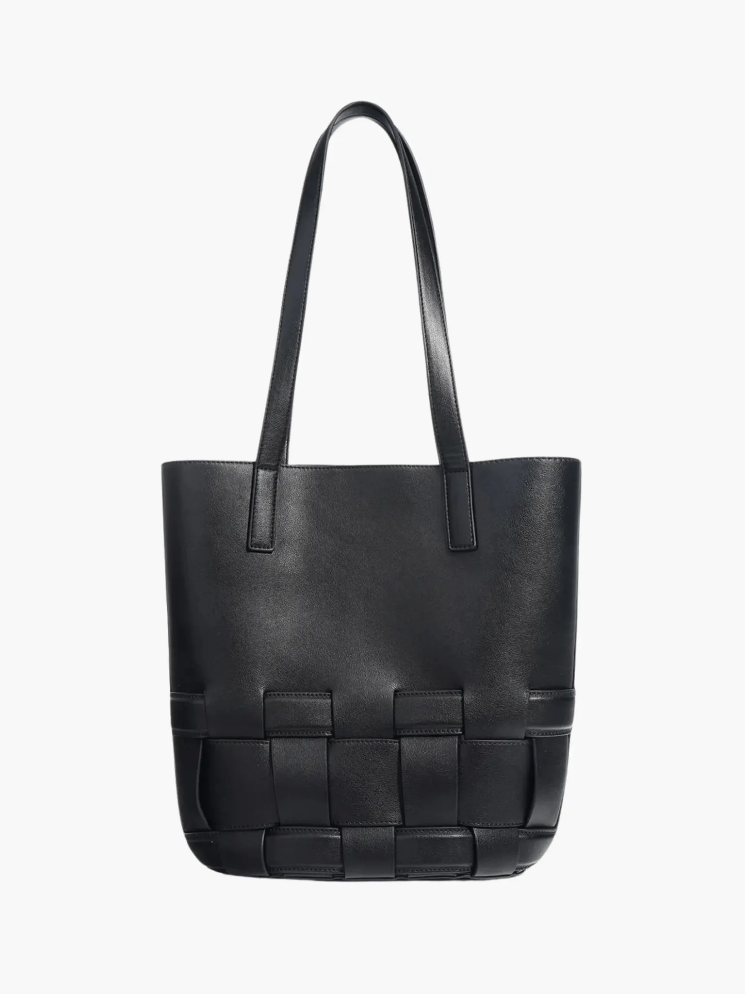 Isabella | Elegant Ivory Woven Tote Bag