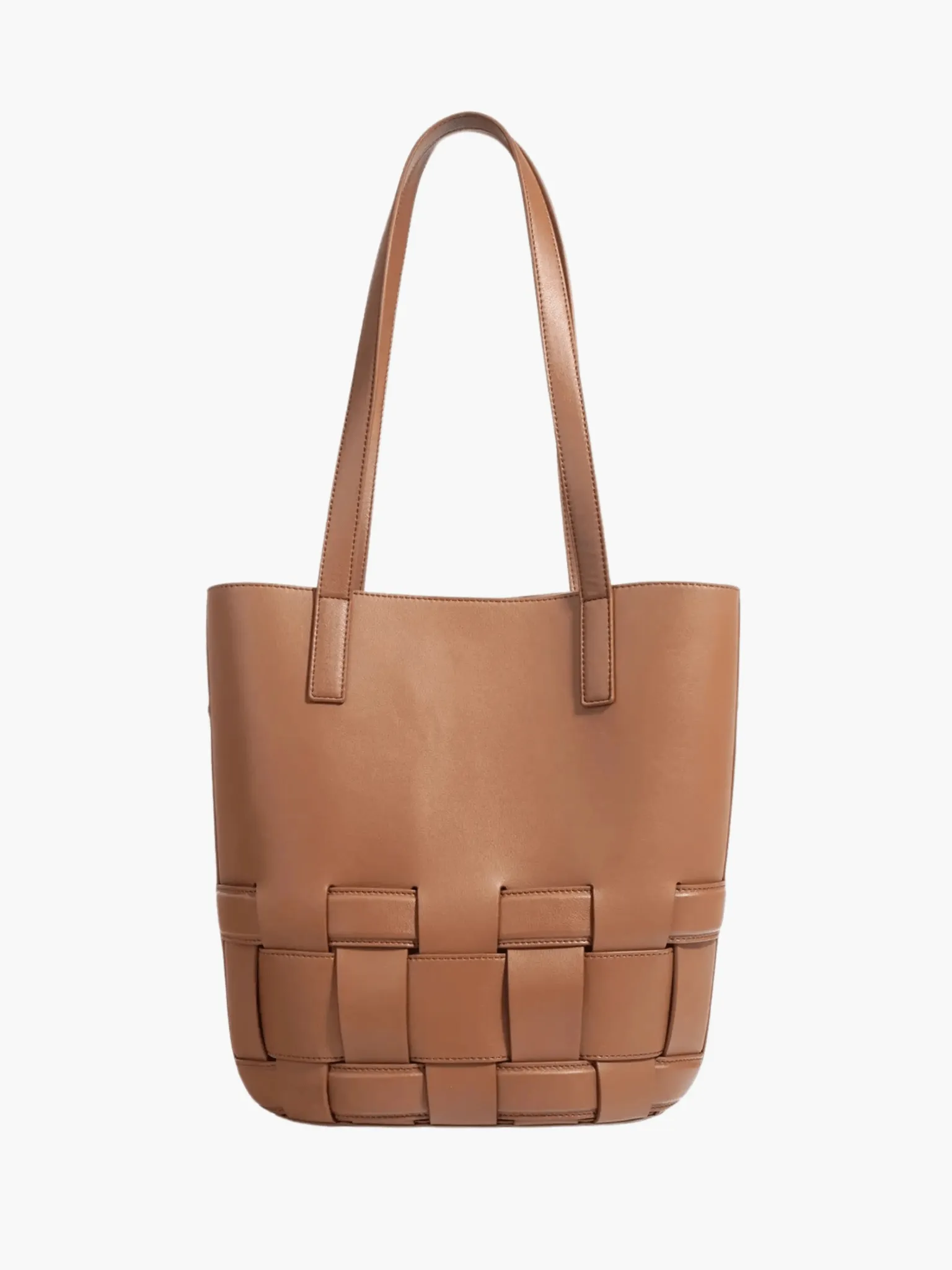 Isabella | Elegant Ivory Woven Tote Bag