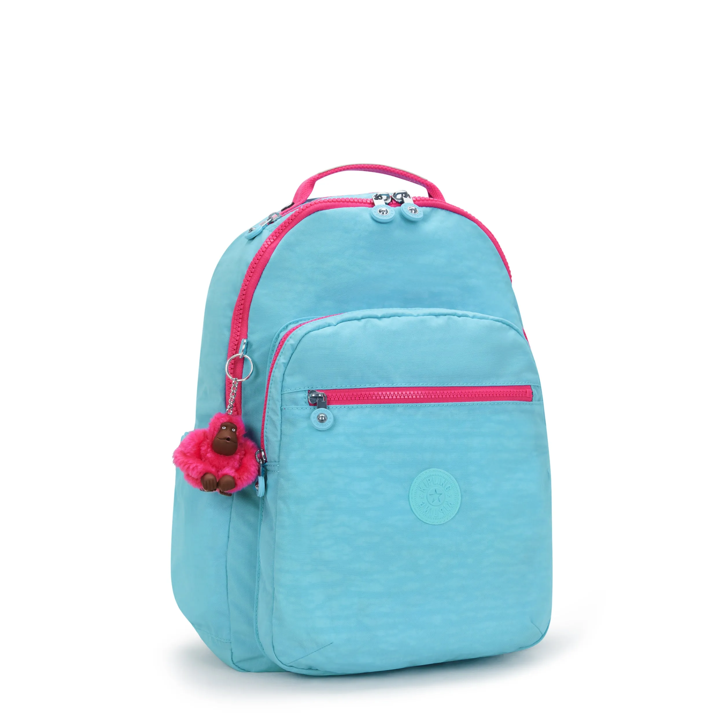 Kipling Seoul Large 15" Laptop Backpack - Blue Sea Combo