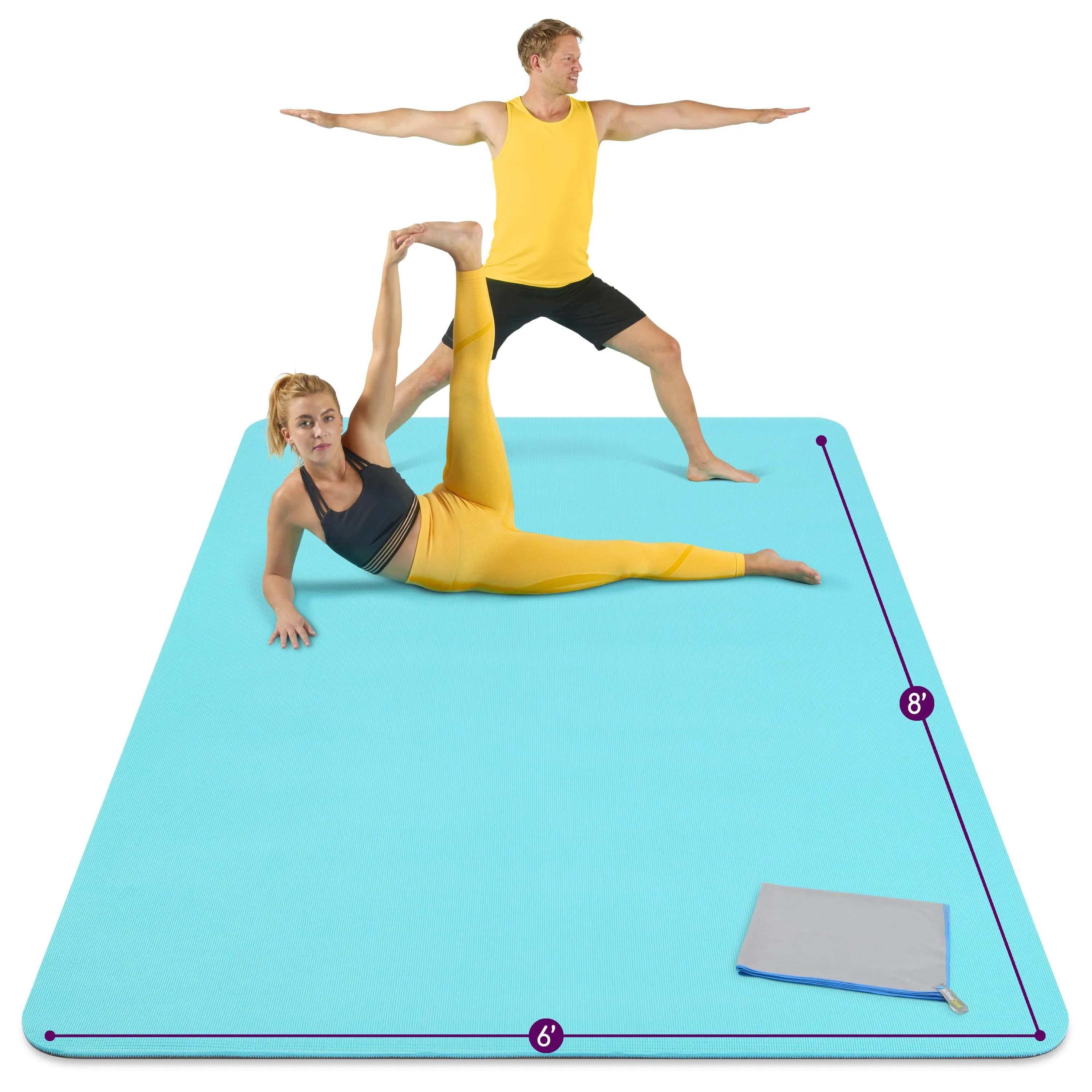 Large Yoga Mats for Acroyoga and Home Gym