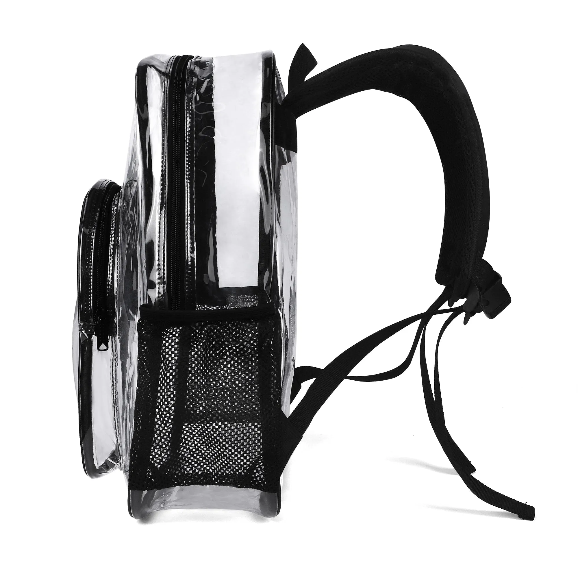 LUCAS PVC See Through Transparent Clear School Backpack