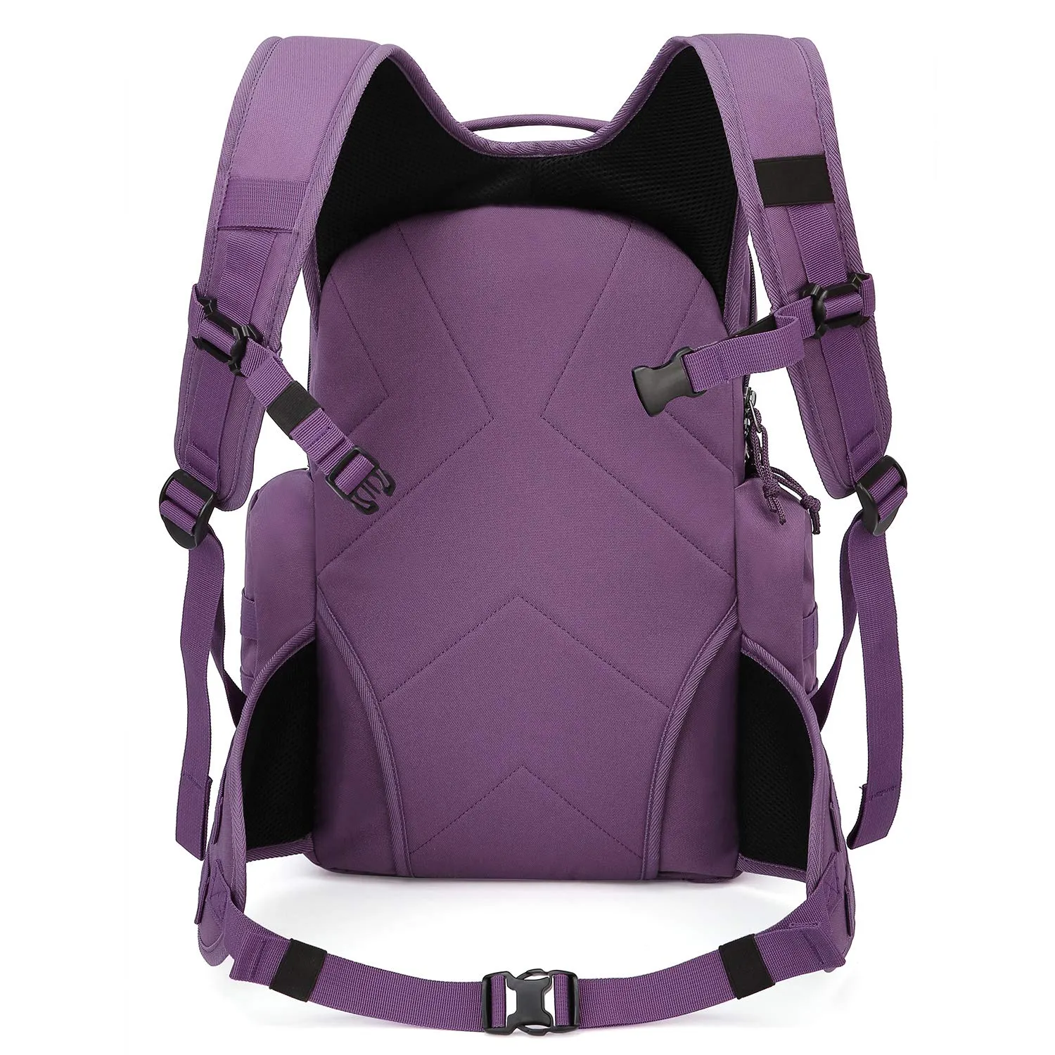Mardingtop 28L Tactical Backpacks Molle Hiking daypacks for Camping Hiking Military Traveling 28L-Purple