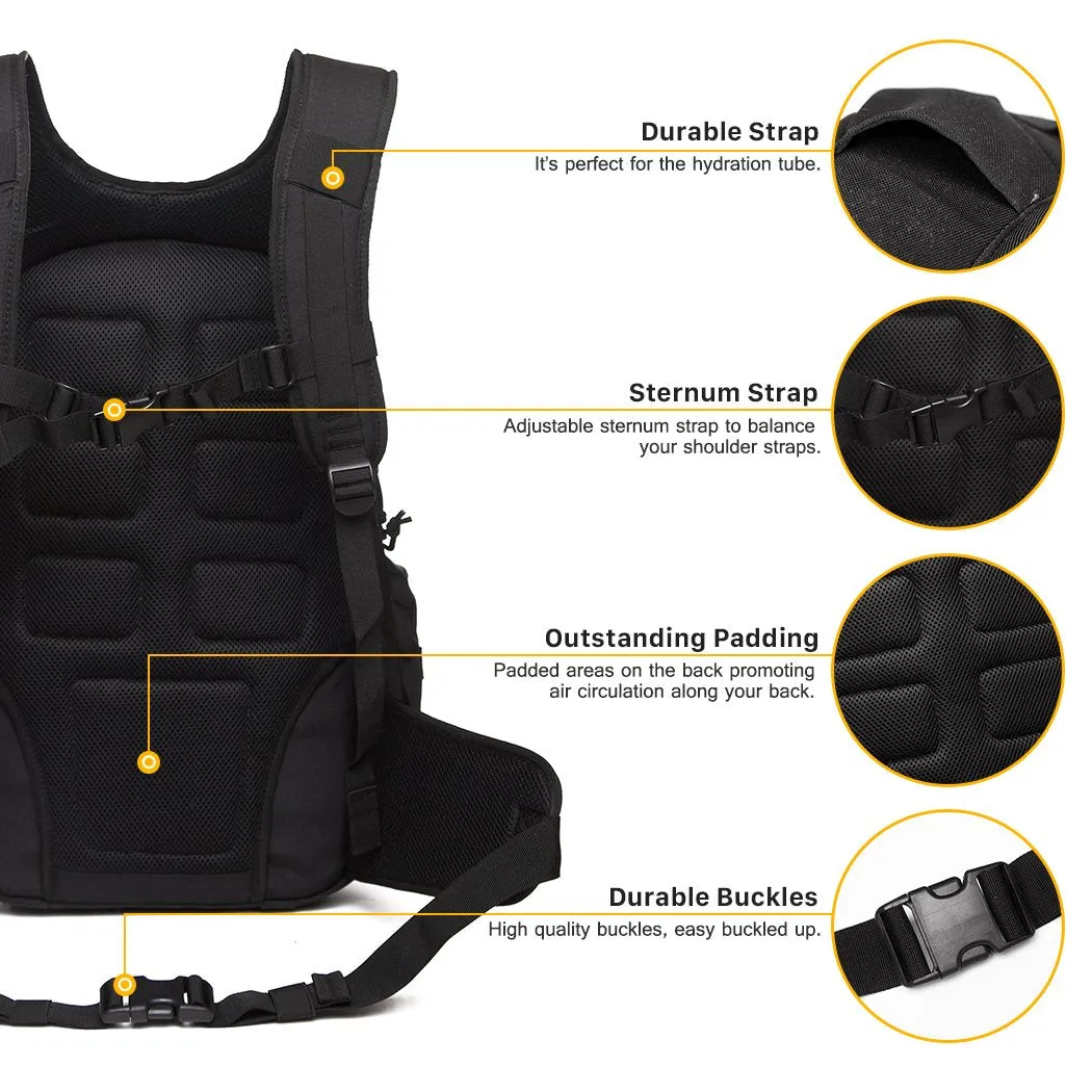 Mardingtop Tactical Backpack, Black 2.0, 52cm