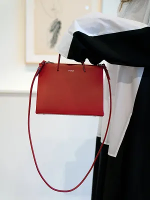 Medea Hanna Prima Bag, Dark Red