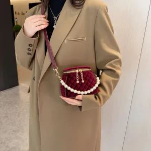 Mini Quilted Crossbody Chic Womens Fashion Handbag