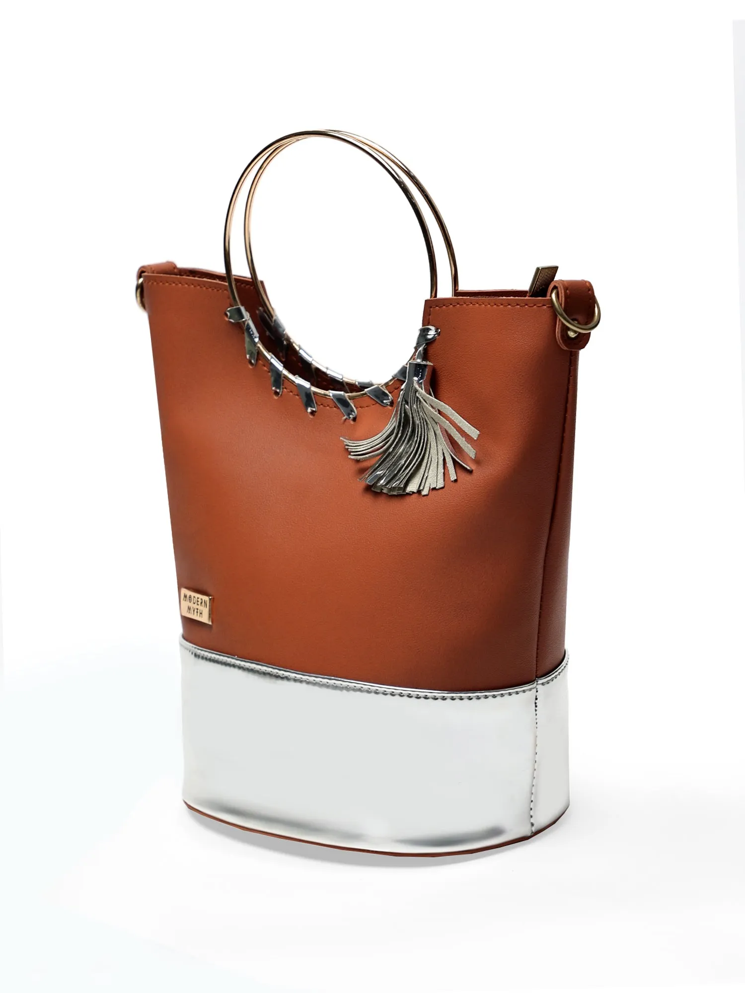 Modern Myth Brown O Ring Bucket Bag