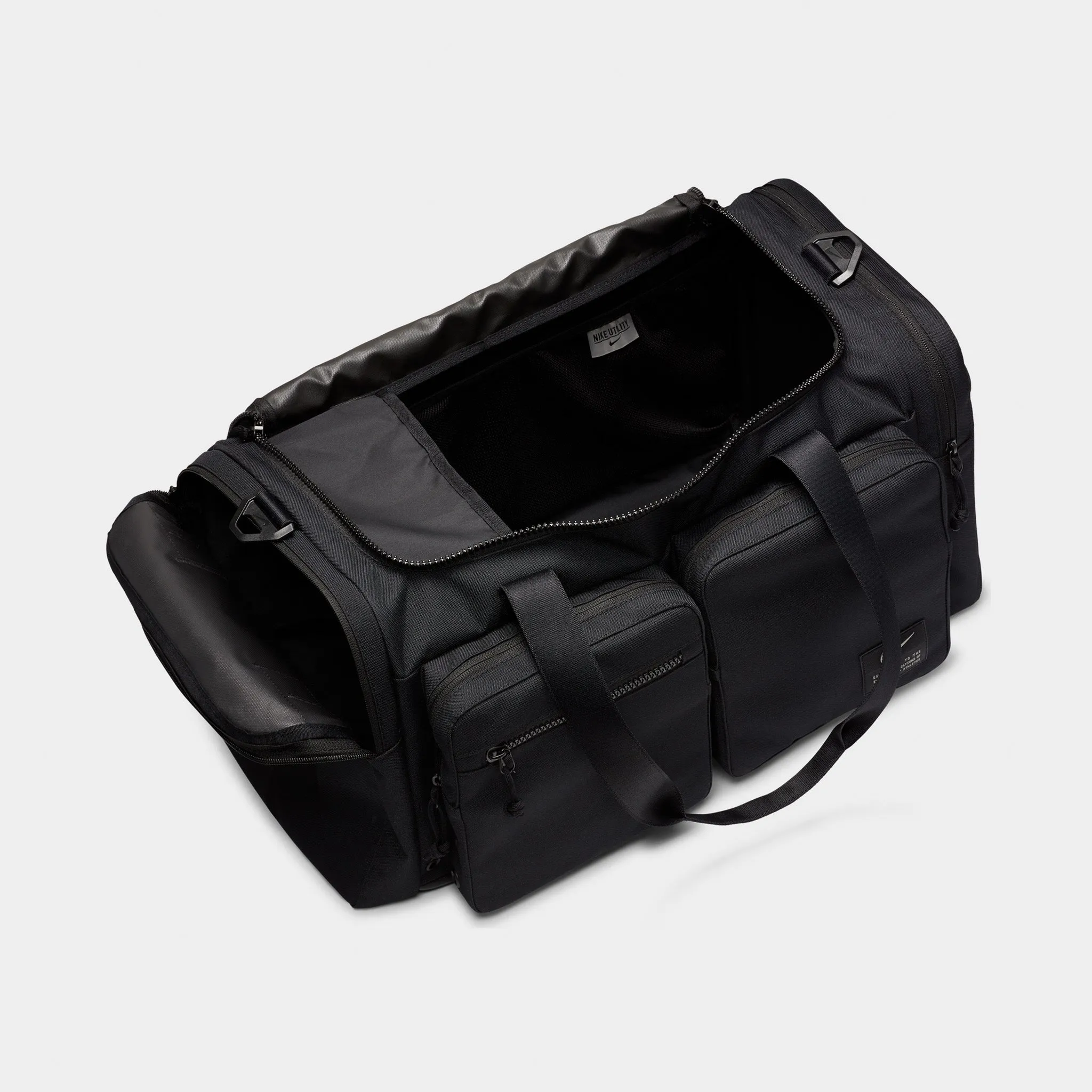 Nike Utility Power Training Duffel Bag Black / Black - Enigma Stone
