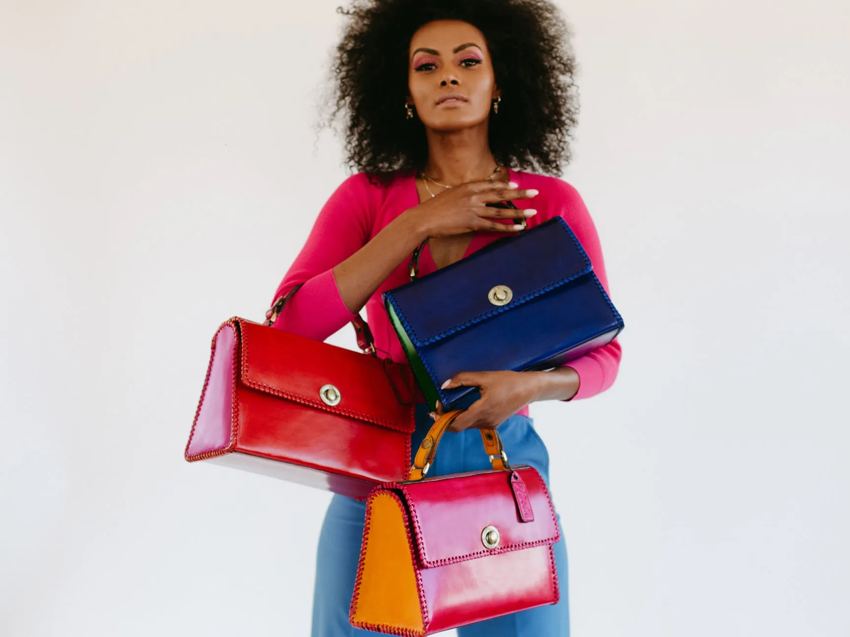 Nila Color Block Bag