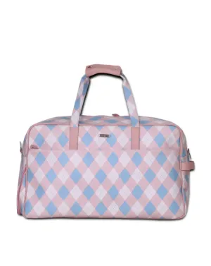 Pink British-check Weekender - The Weekend Travel Bag