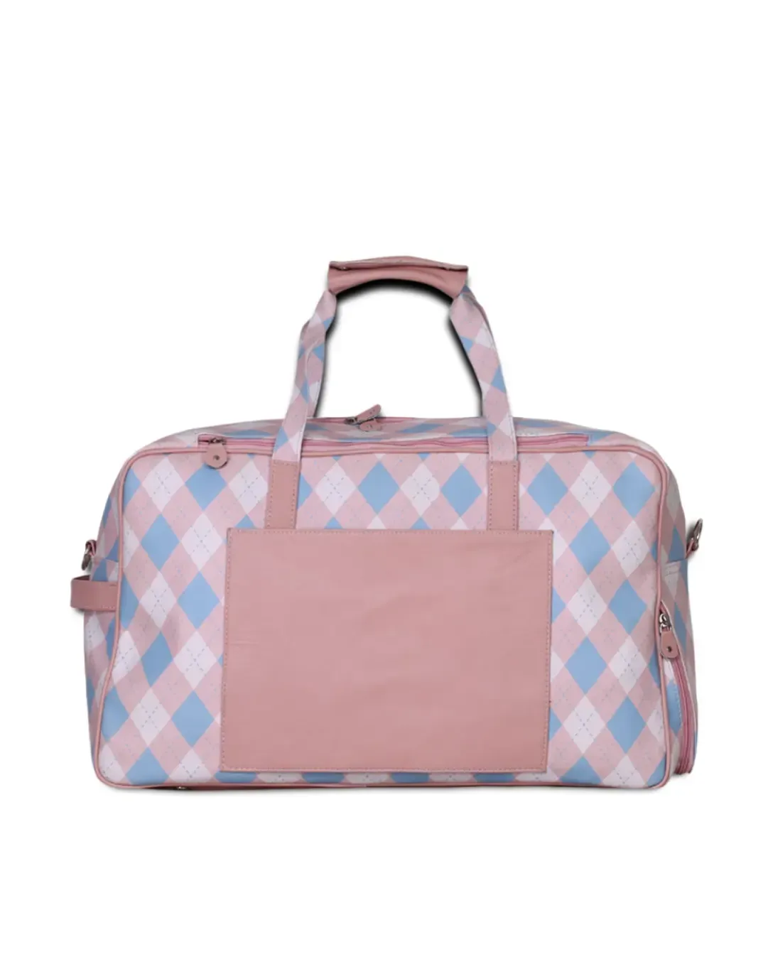 Pink British-check Weekender - The Weekend Travel Bag