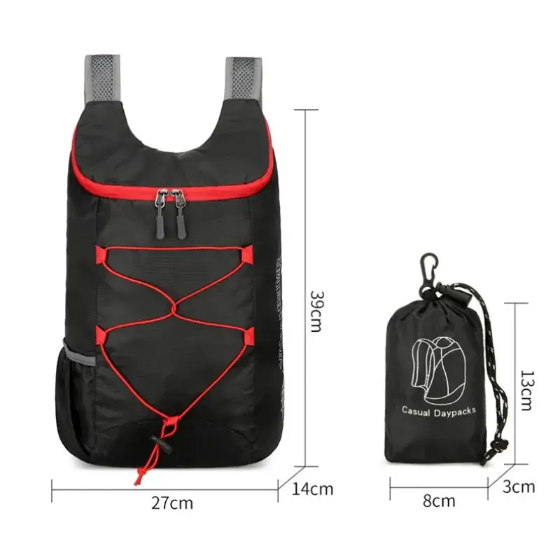 Portable Folding Sports Backpack for Running, Camping - Large Capacity