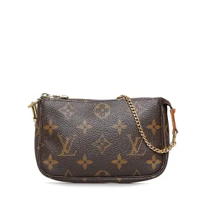 Sale Trendy Inspired Louis Vuitton Pochette Accessoires Mini Monogram Canvas