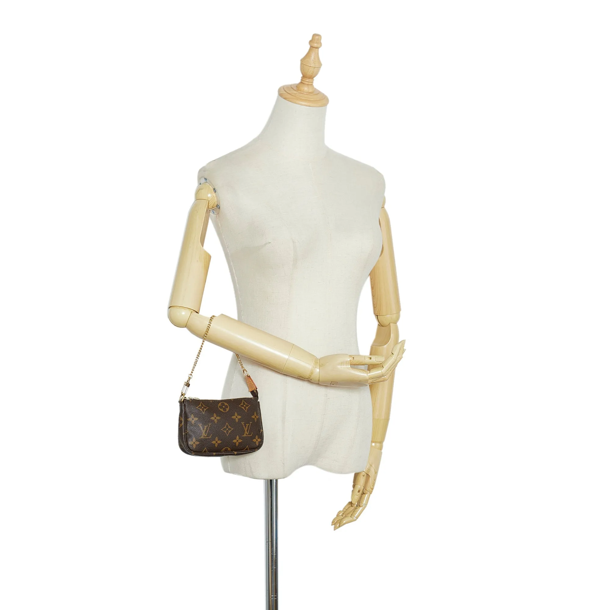 Sale Trendy Inspired Louis Vuitton Pochette Accessoires Mini Monogram Canvas