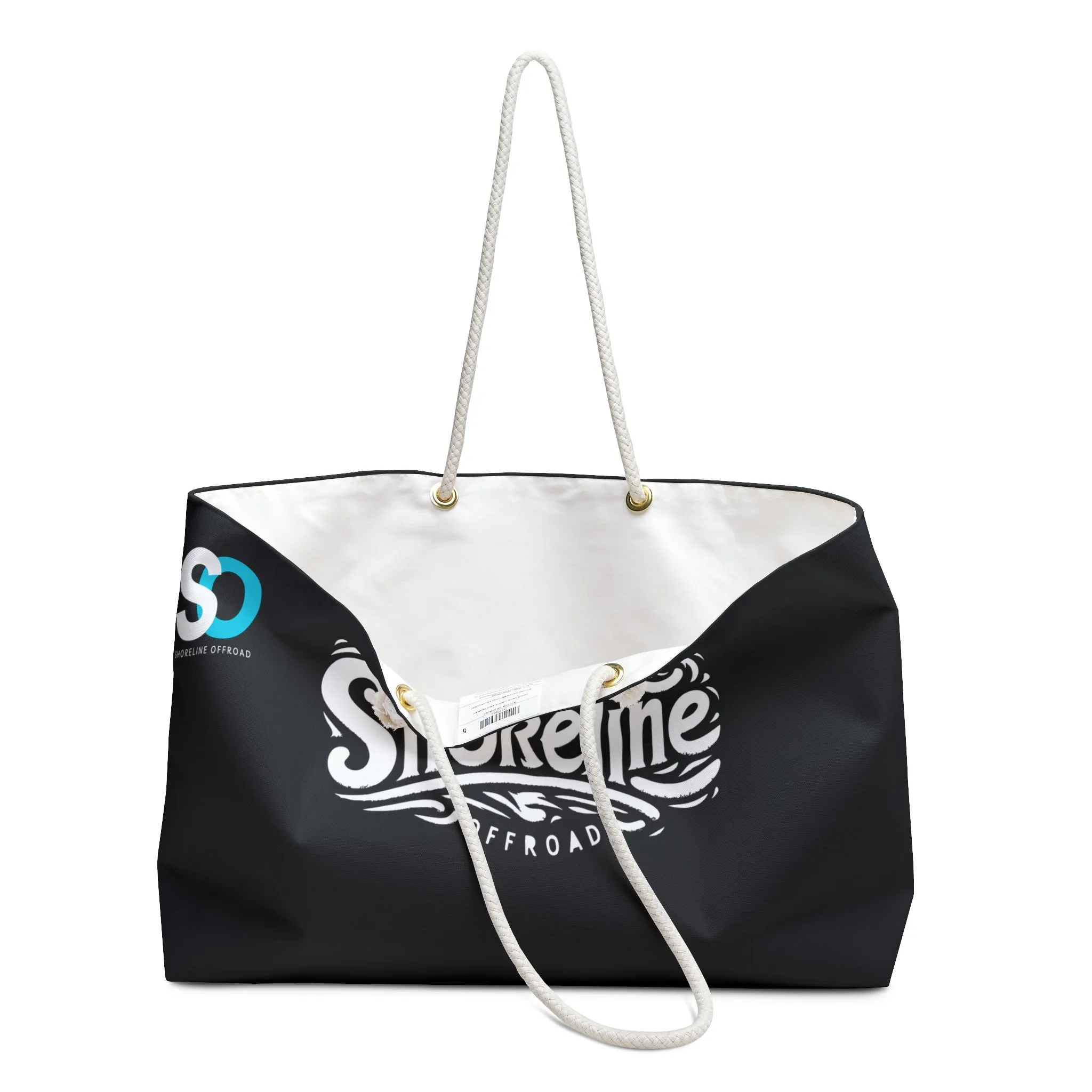 Shoreline Offroad Oversized Weekender Beach Tote Bag with Rope Handles