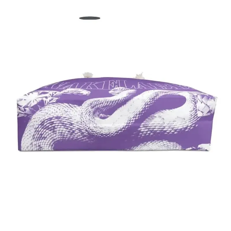 Snake Weekender Bag - Oversized Durable Travel Tote with T-Bottom Stand