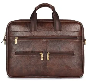 THE CLOWNFISH Bellisimo 14 inch Laptop Messenger Bag | Water Resistant, Stylish | Sienna