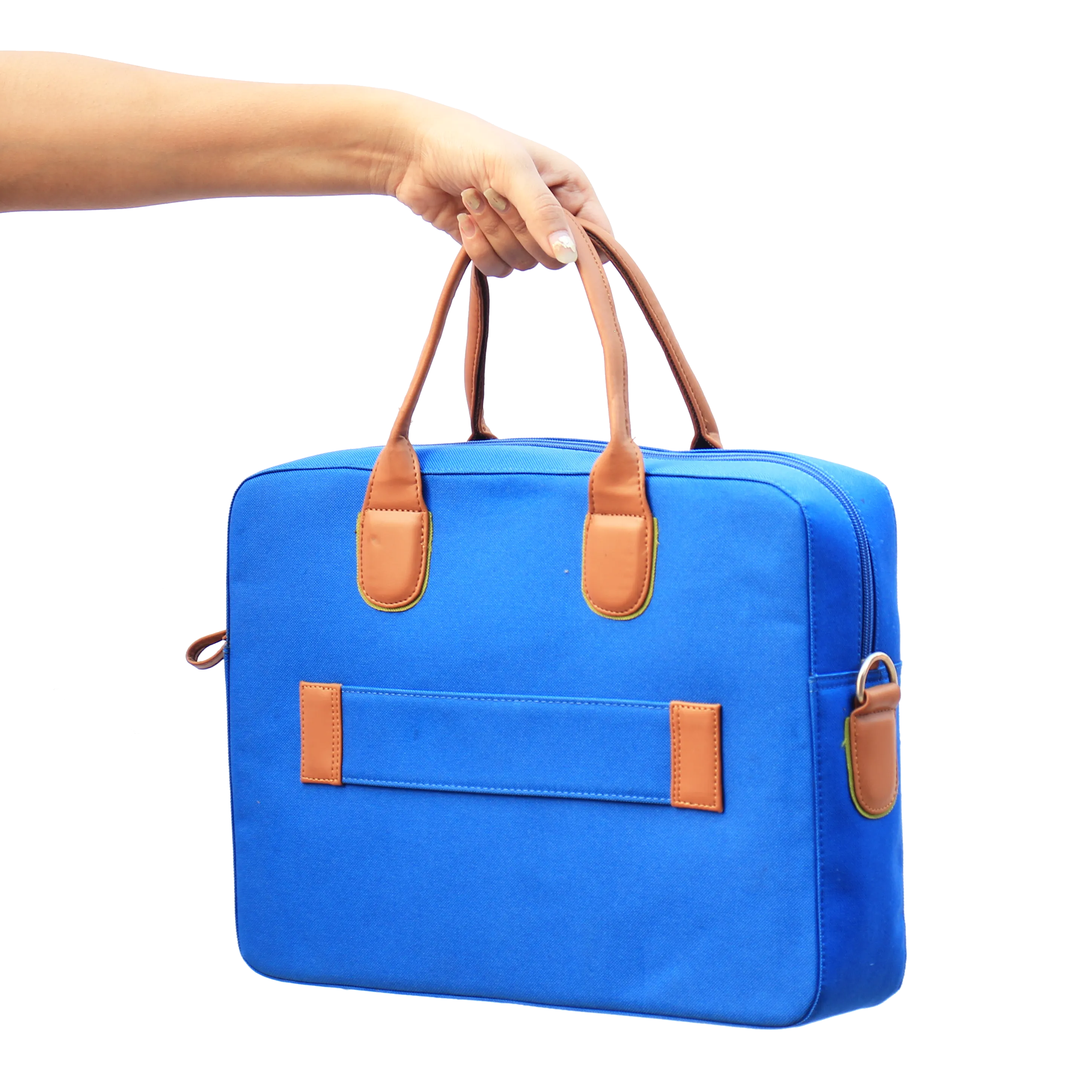 The Everyday All Purpose Laptop Bag Sky Blue - Authentic Vegan