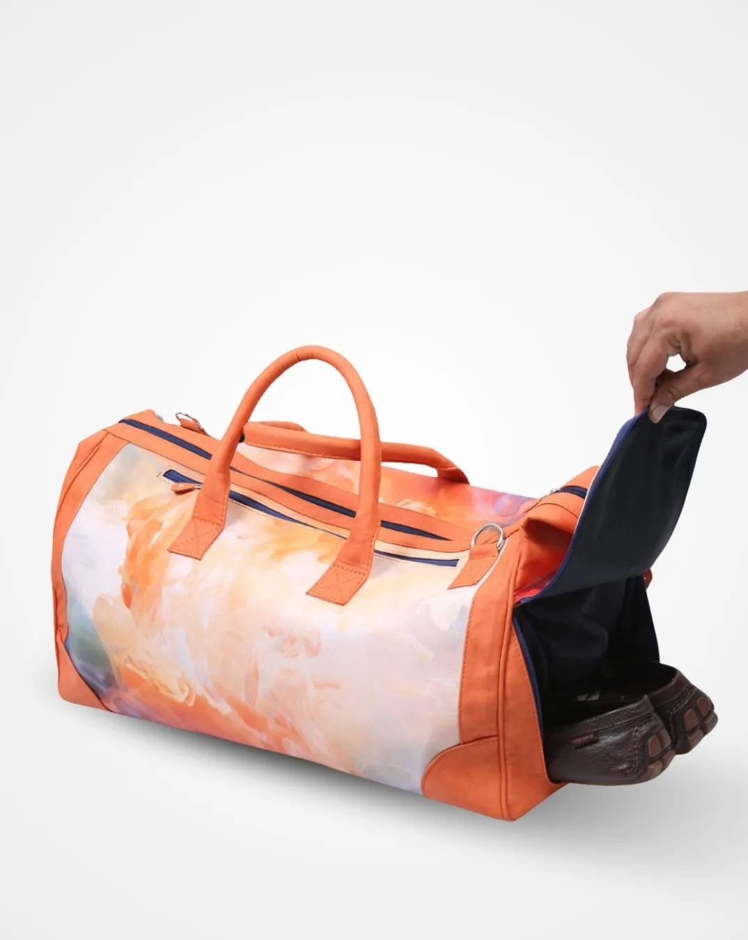 The Orange Wave Weekender - Weekend Travel bag