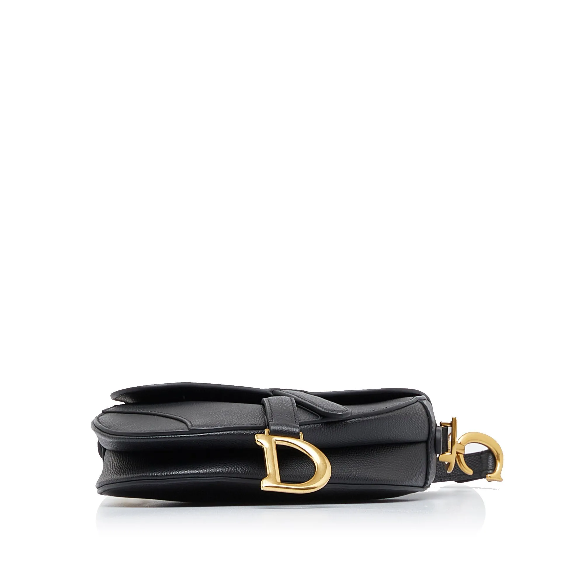 Trendy Inspired Dior Saddle Bag Mini Black Calfskin