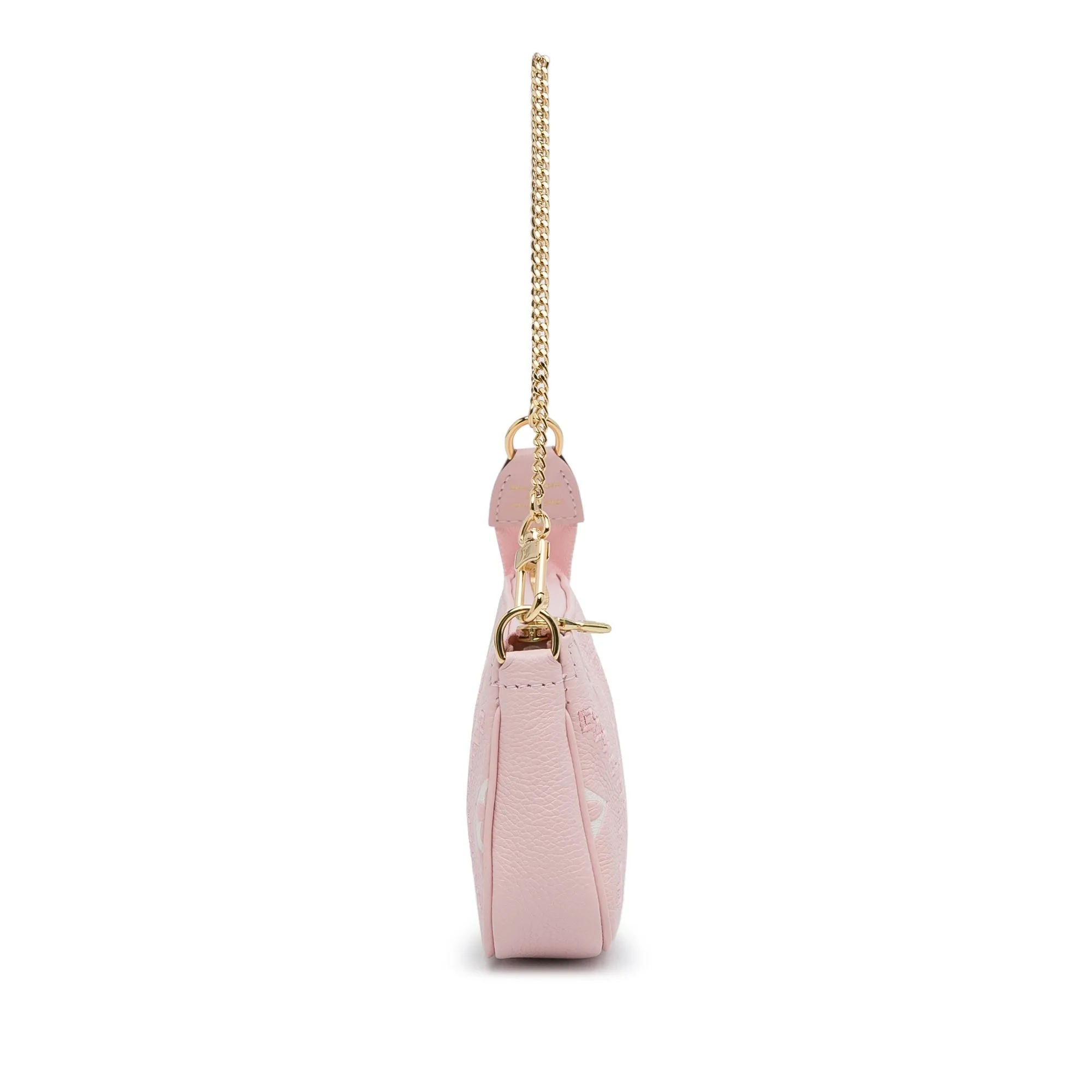 Trendy Inspired Louis Vuitton Broderies Pochette Accessoires Mini Pink Giant Monogram Empreinte