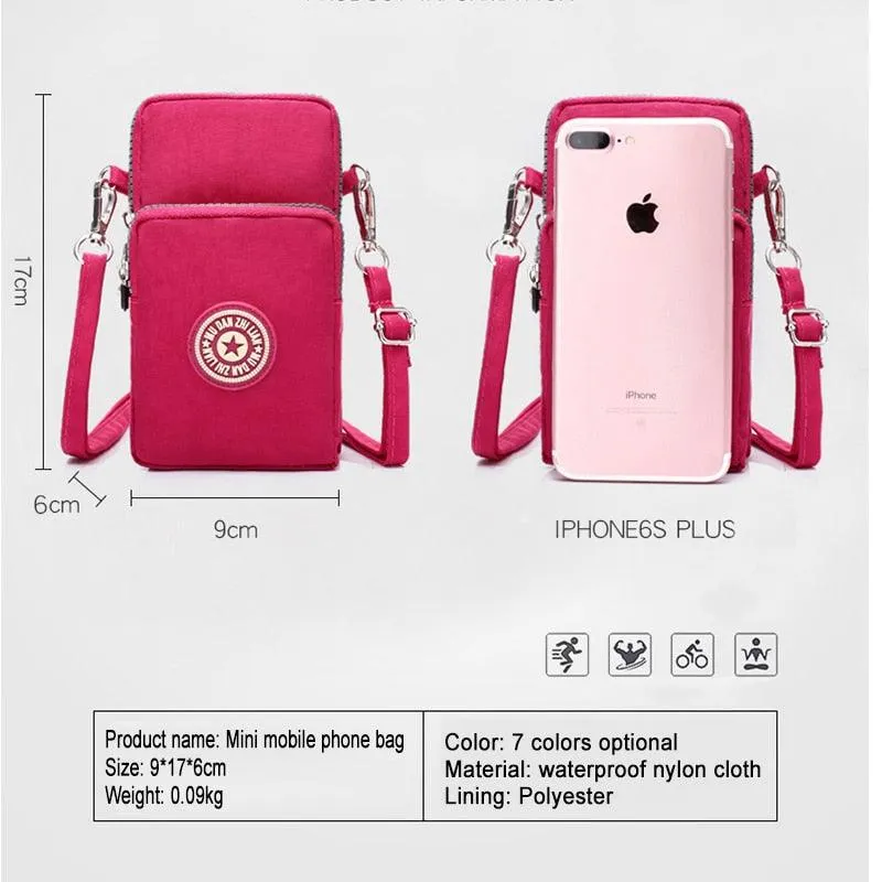 Trendy mini sports wallet bag