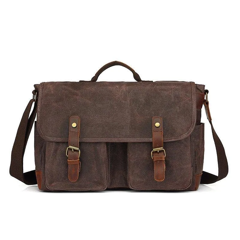 Woosir Mens Work Bag Messenger Fit Laptop 15.6"