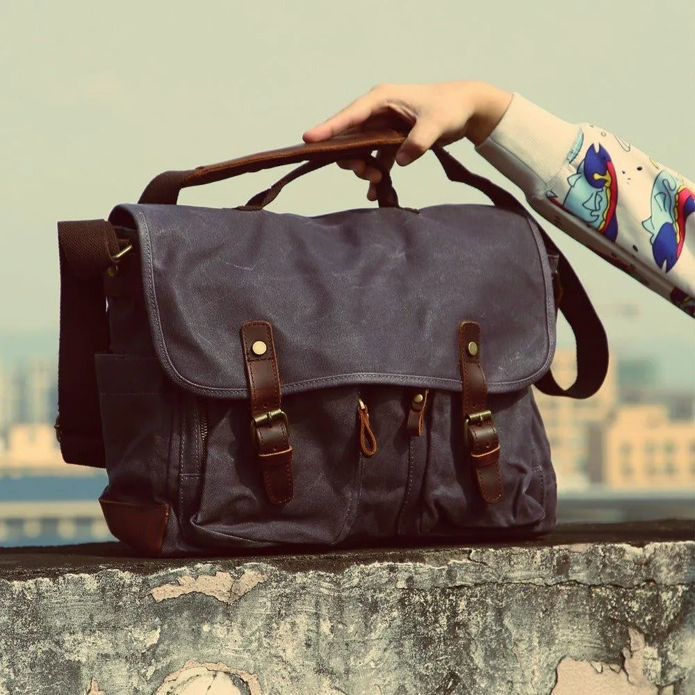 Woosir Mens Work Bag Messenger Fit Laptop 15.6"
